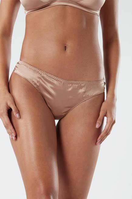 ملخصات برازيلية من الساتان والحرير الوردي ، للنساء, Satin Pink, large image number 0