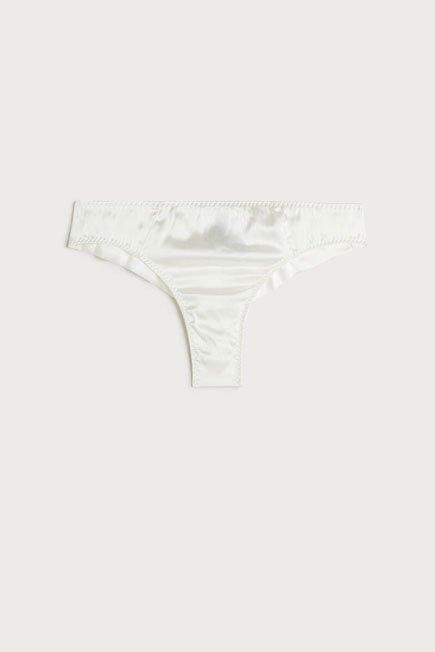 Cream Seamless Brazilian Briefs, , large image number 8