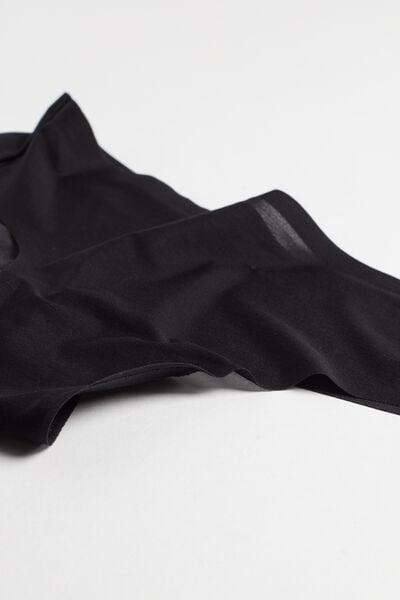 Black Invisible Touch Brazilian Briefs, , large image number 4