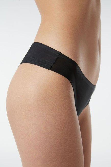 Black Invisible Touch Brazilian Briefs, , large image number 6