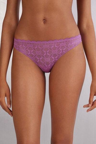 Purple Lace Brazilian Briefs, 5601_343J, medium