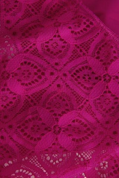 Pink Lace And Microfibre Brazilian Briefs, 5601_348J, large image number 3