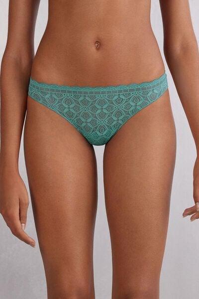 Blue Lace Brazilian Briefs, 5601_654J, large image number 1