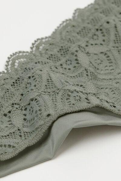 Green Lace Brazilian Briefs, 5601_657J, large image number 4