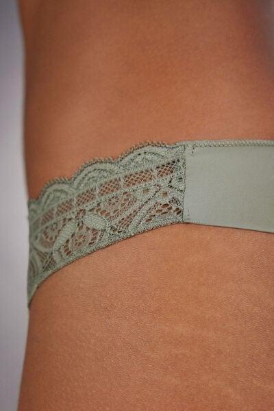 Green Lace Brazilian Briefs, 5601_657J, large image number 5