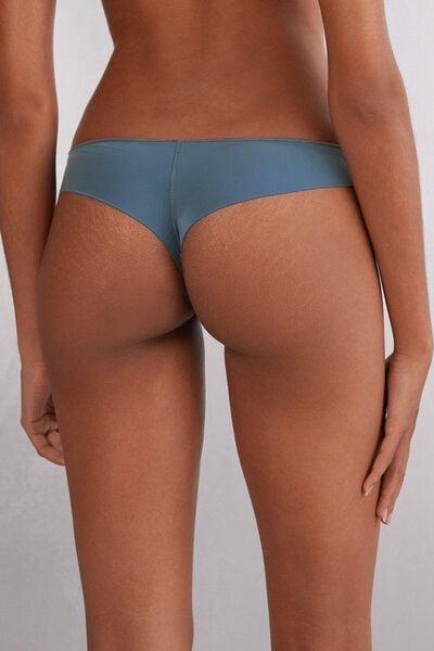 Blue Lace Brazilian Briefs, 5601_658J, large image number 2