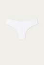 Intimissimi - White 80s-Style Lace Brazilian Briefs, Women