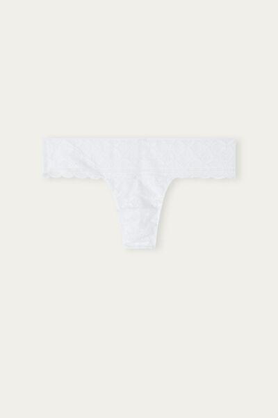 White Lace Brazilian Briefs, , large image number 2
