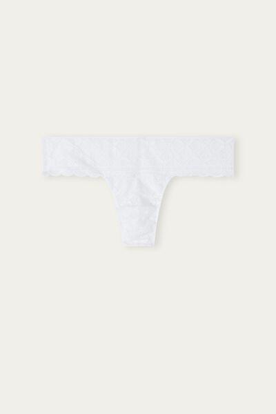 White Lace Brazilian Briefs, , large image number 6