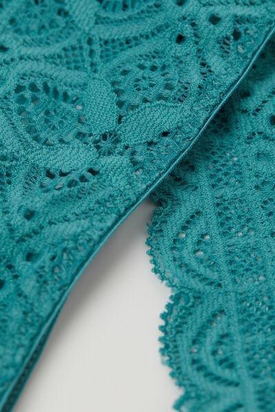 Turquoise Crochet-Effect Brazilian Briefs, 5601_654J, large image number 4