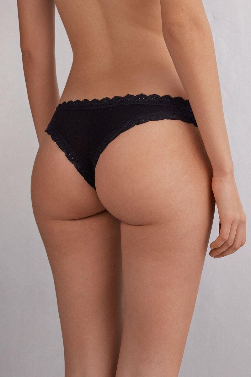 Black Brazilian Briefs, , large image number 4