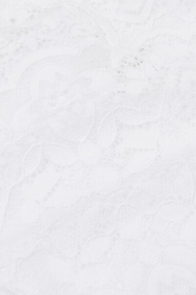 White Lace Brazilian Briefs, White, large image number 4