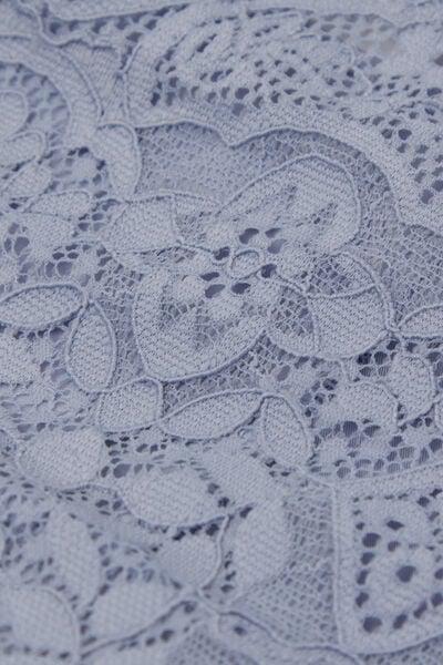Blue Lace And Microfibre Brazilian Briefs, 5601_064K, large image number 4