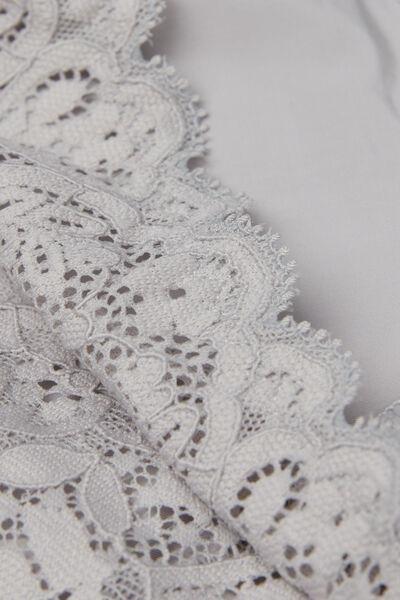 Grey Lace Brazilian Briefs, , large image number 4
