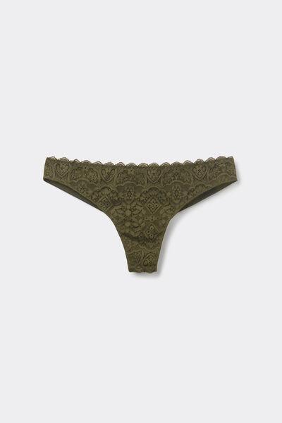 Green Lace Brazilian Briefs, , large image number 2