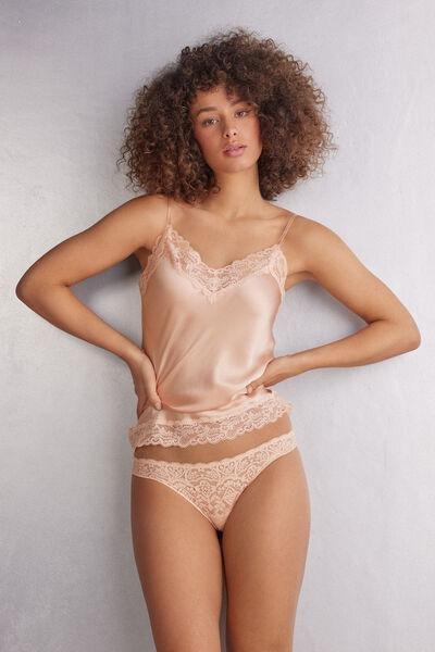 Pink Lace Brazilian Briefs, 5601_852J, large image number 1
