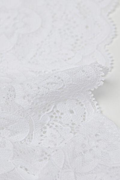 White 80S-Style Lace Brazilian Briefs, , large image number 4