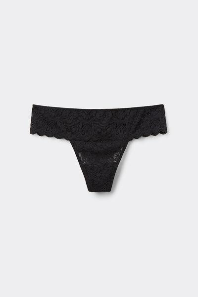 Black Lace Brazilian Briefs, , large image number 2