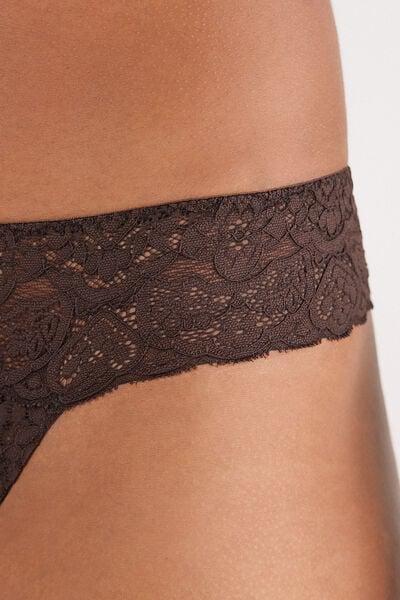 Brown Lace Brazilian Briefs, 5601_705J, large image number 5