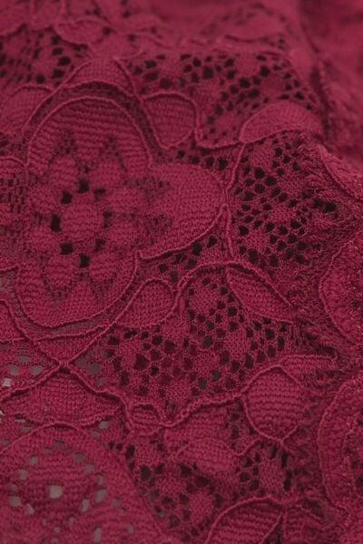 Red Lace Brazilian Briefs, 5601_940J, large image number 4