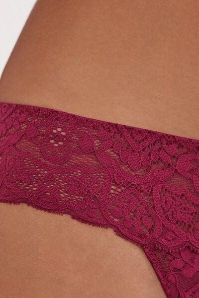 Red Lace Brazilian Briefs, 5601_940J, large image number 5
