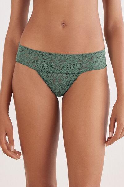 Green Lace Brazilian Briefs, 5601_941J, large image number 1