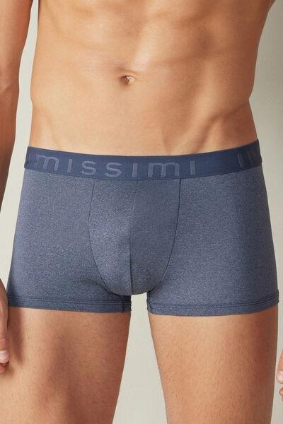Blue Stretch Boxer Shorts, , large image number 0