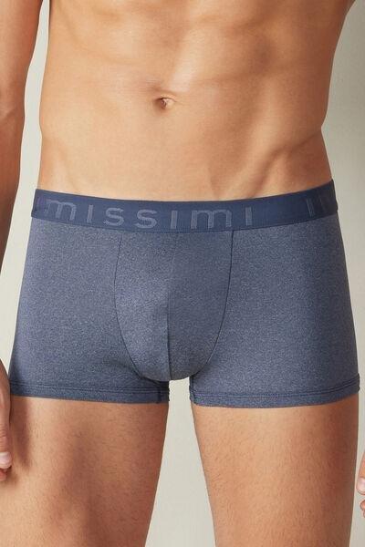 Intimissimi Blue Blend Boxer Shorts In Microfibre Azadea UAE