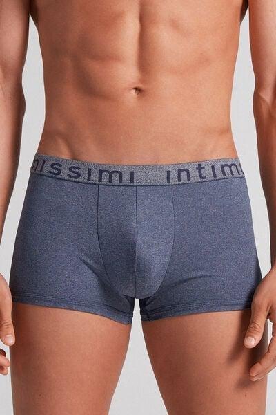 Blue Stretch Boxer Shorts, , large image number 0