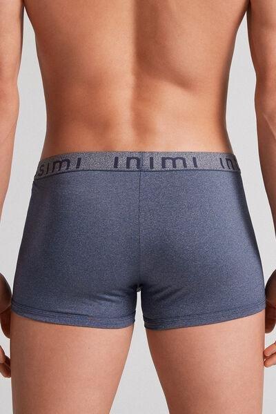 Blue Stretch Boxer Shorts, , large image number 3