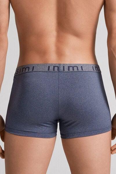 Blue Stretch Boxer Shorts, , large image number 3