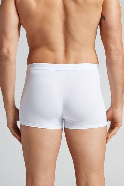 White Extra-Soft Microfibre Boxers, White, medium