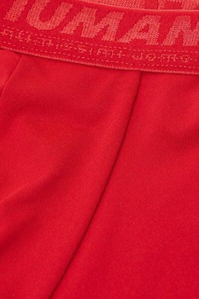 Red Embroidered Microfibre Boxers, No Colour, large image number 4