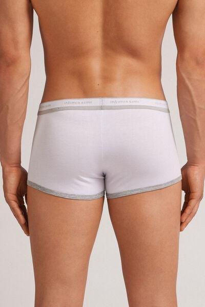 Grey Superior Cotton Boxers With Logo, , large image number 3