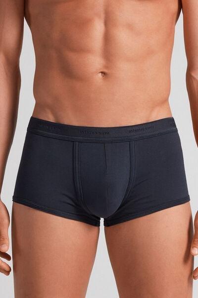 Navy Stretch Boxer Shorts, , medium
