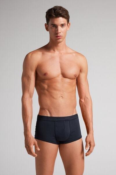Navy Stretch Boxer Shorts, , large image number 1