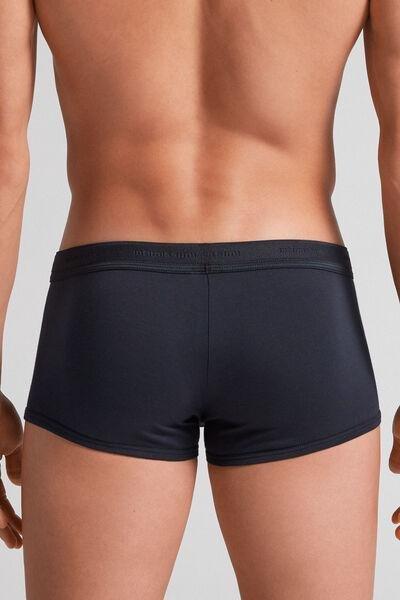 Navy Stretch Boxer Shorts, , large image number 3