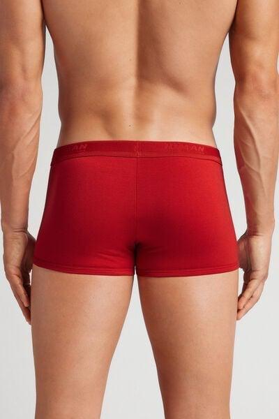 Red Embroidered Superior Cotton Boxers, Intense Red/red, large image number 2