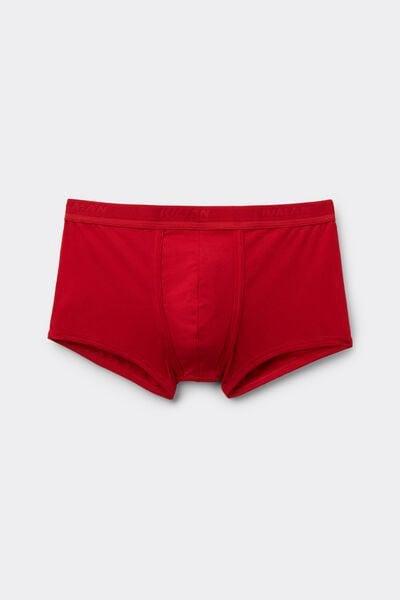Red Embroidered Superior Cotton Boxers, Intense Red/red, large image number 3