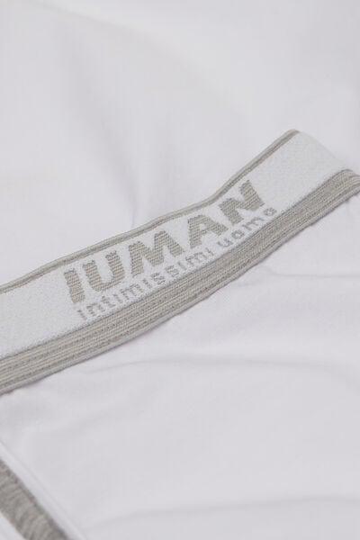 White Elastic Trim Superior Cotton Boxers, 5601_709J, large image number 4
