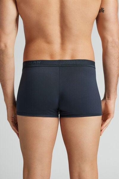 Navy Superior Cotton Boxers, Midnight Blue/midnight Blue, large image number 2