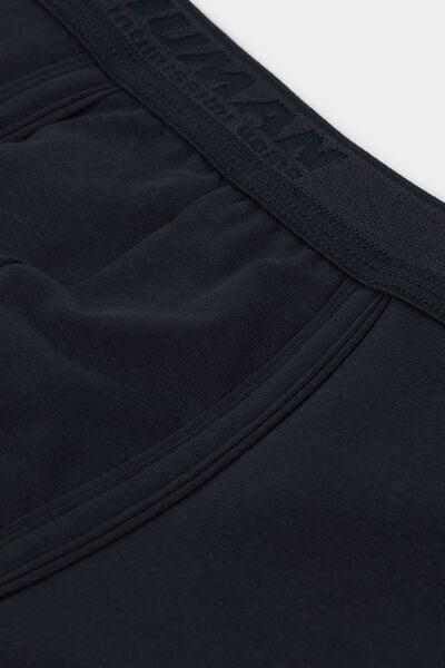 Navy Superior Cotton Boxers, Midnight Blue/midnight Blue, large image number 4