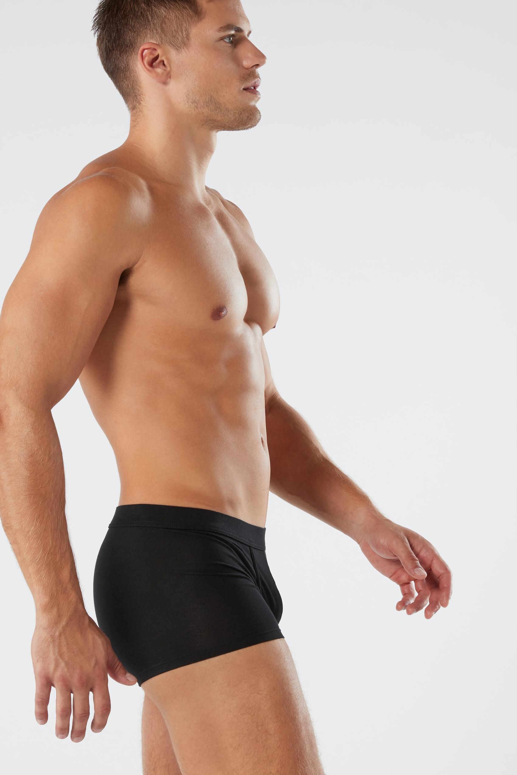 Black Loose Fit Boxers, , large image number 3