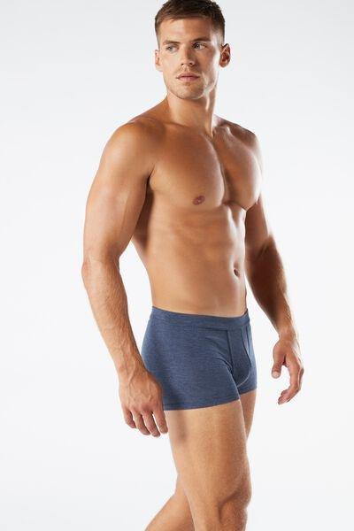 الدنيم الأزرق مزيج سوبيما؟ الملاكمون القطن "ض"اضة تناسب الرجال, Denim Blue Blend, large image number 4