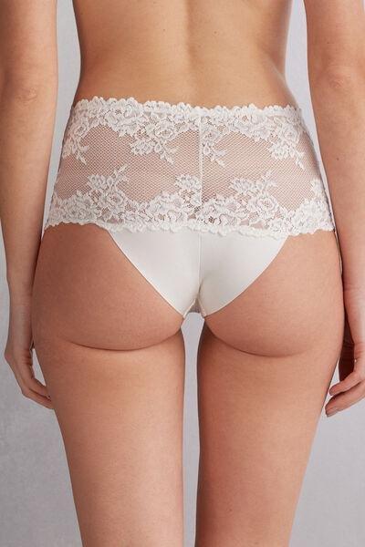 White Embroidered Knickers, , large image number 3