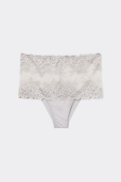 Grey Pretty Flowers Knickers, 5601_347J, large image number 2