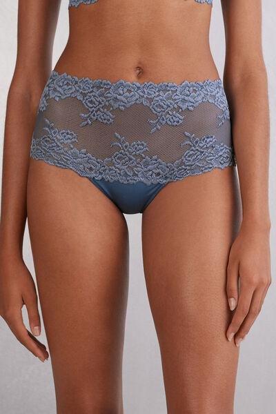 Blue Brazilian Knickers, , large image number 0
