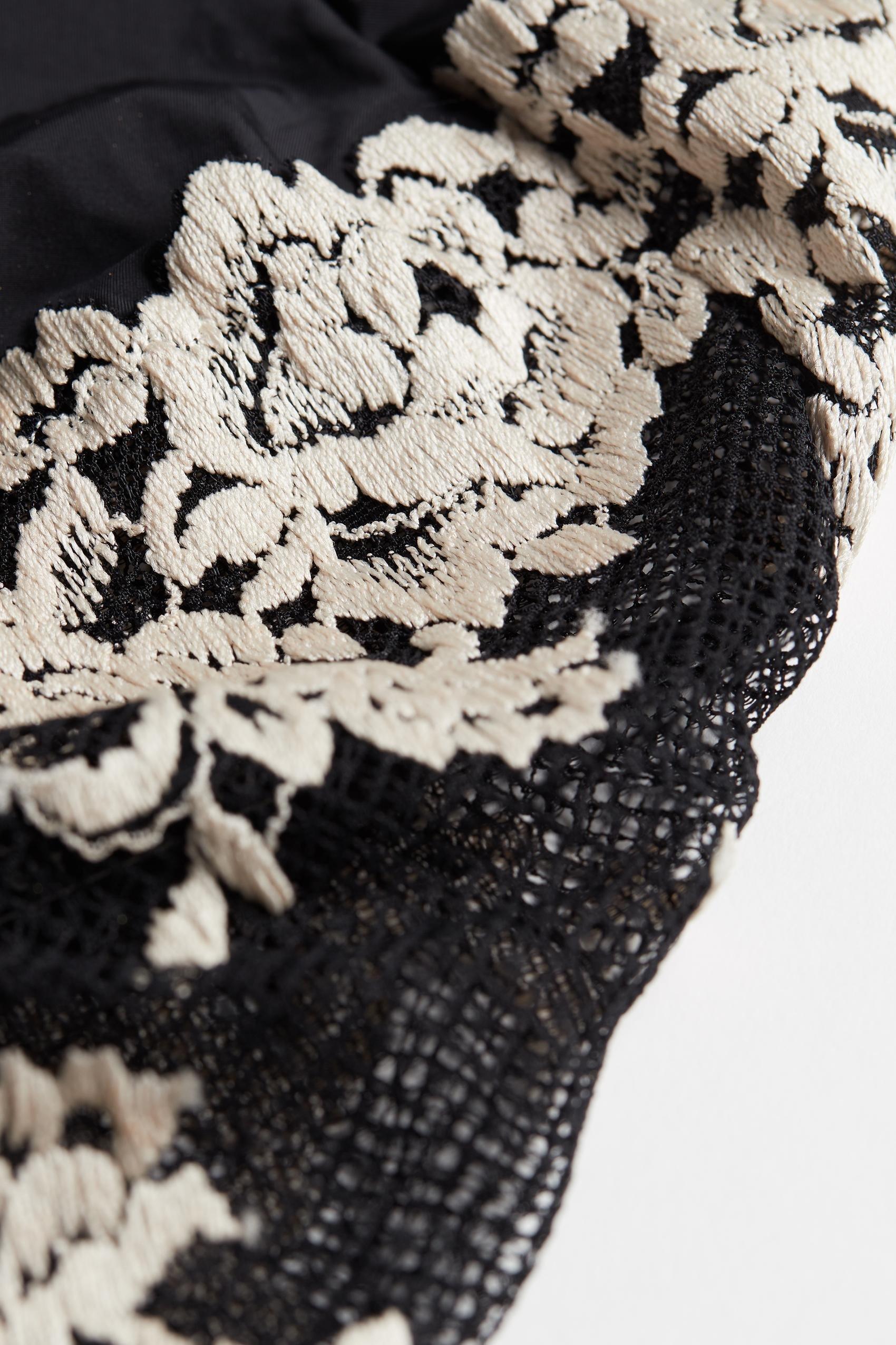 Black High-Waisted Brazilian Knickers, , large image number 4