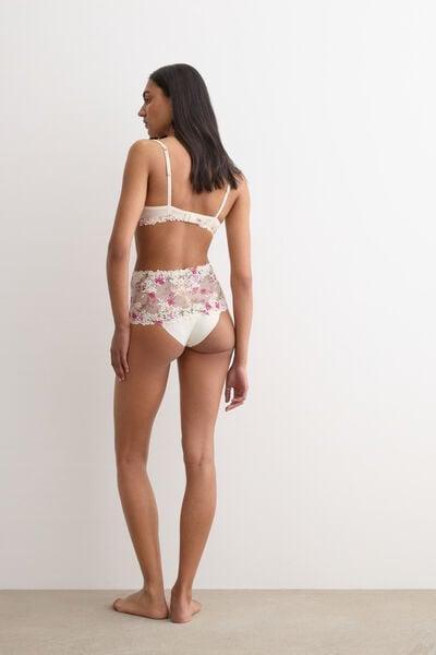 Pink Pretty Flowers Print French Knickers, 5601_057K, medium