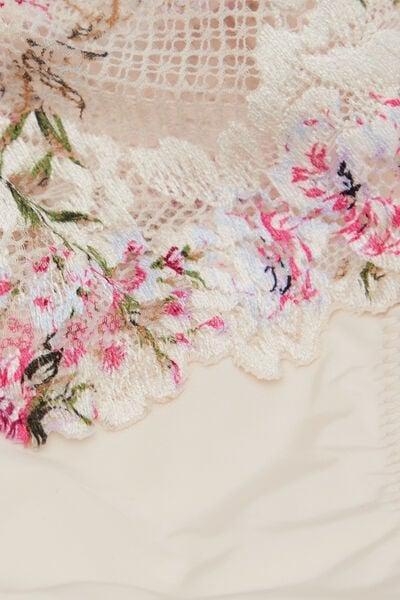 Pink Pretty Flowers Print French Knickers, 5601_057K, large image number 4